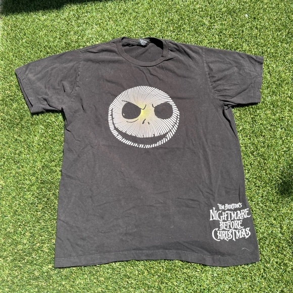 VTG 00’s Nightmare Before Christmas Faded Black Tee - Picture 1 of 5
